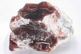 Rare, Red Villiaumite Crystal Section - Murmansk Oblast, Russia #195323-1